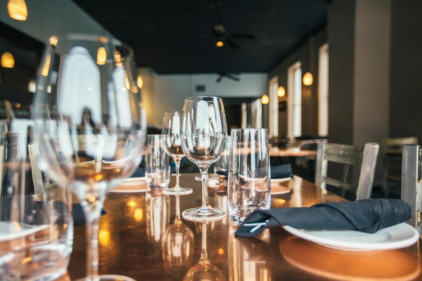 Local restaurants and shops